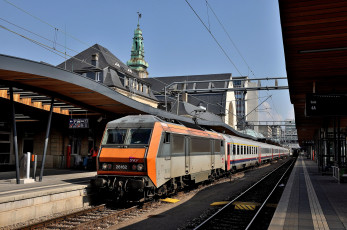 Картинка техника поезда рельсы дорога локомотив состав железная