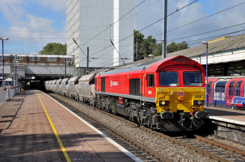 Картинка техника поезда состав локомотив рельсы дорога железная