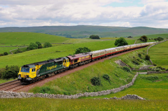 Картинка техника поезда состав локомотив рельсы дорога железная