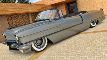 Картинка автомобили 3д 1956 cadillac