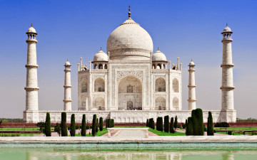 Картинка города тадж-махал+ индия india taj mahal памятник замок храм тадж махал casstle agra pradesh