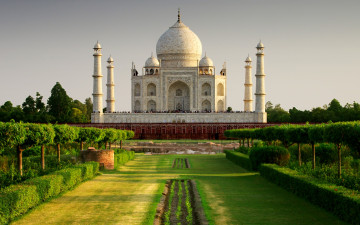 Картинка города тадж-махал+ индия тадж махал памятник замок храм casstle agra pradesh taj mahal india