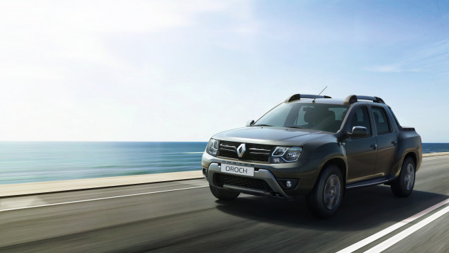 Обои картинки фото автомобили, renault, 2015г, oroch, duster