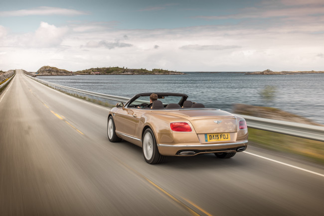 Обои картинки фото автомобили, bentley, 2015г, convertible, gt, continental