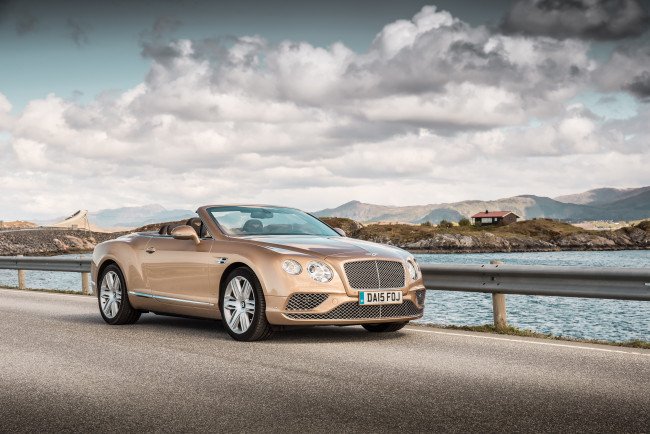 Обои картинки фото автомобили, bentley, 2015г, convertible, gt, continental