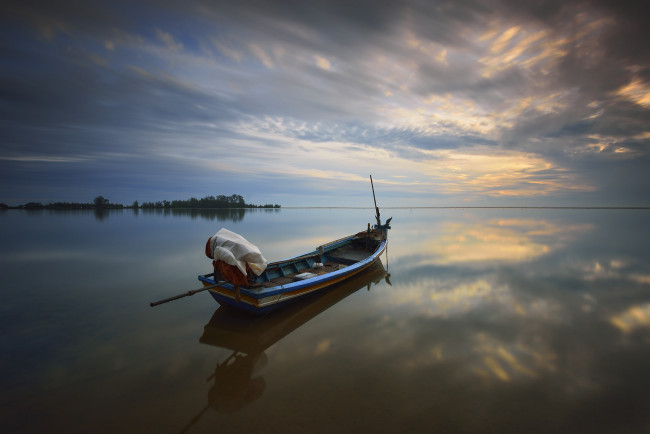 Обои картинки фото корабли, лодки,  шлюпки, океан, лодка, тропики