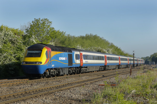 Обои картинки фото техника, поезда, локомотив, рельсы, железная, дорога, состав