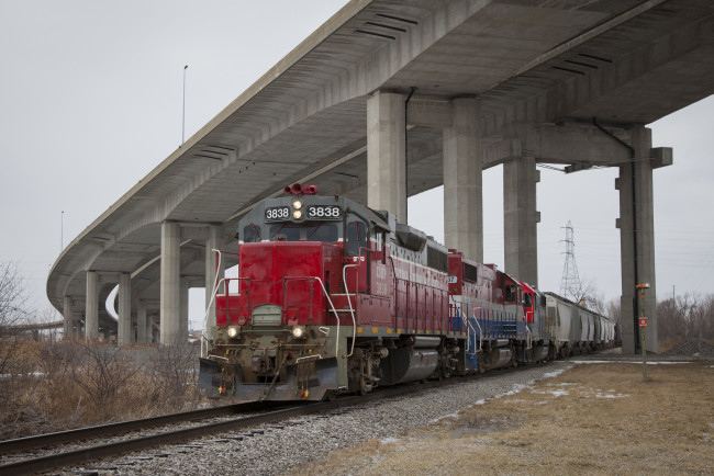 Обои картинки фото техника, поезда, состав, локомотив, рельсы, дорога, железная