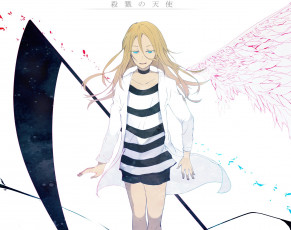 Картинка аниме satsuriku+no+tenshi девушка коса