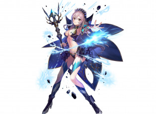 Картинка аниме магия +колдовство +halloween девушка