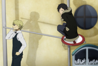 Картинка аниме durarara шизуо изая