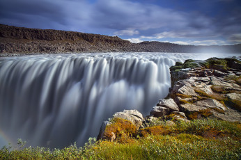 Картинка природа водопады водопад река лес