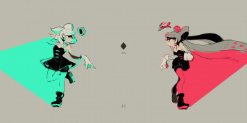 обоя аниме, splatoon