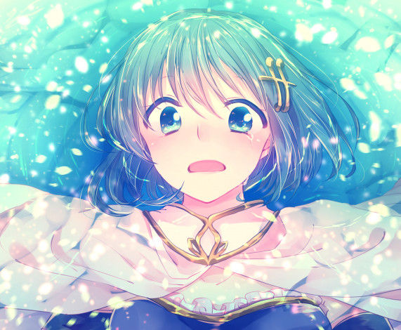 Обои картинки фото аниме, mahou shoujo madoka magika, sakura, kyouko