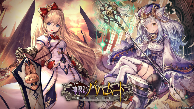 Обои картинки фото аниме, shingeki no bahamut, девочки