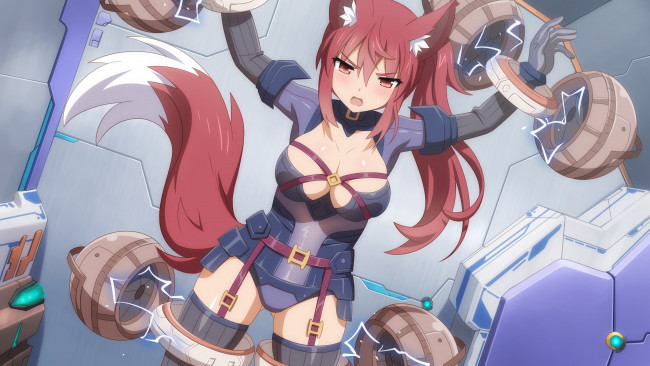 Обои картинки фото sakura dungeon, аниме, девушка, взгляд, фон