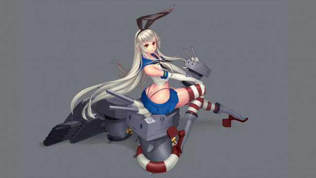 Обои картинки фото аниме, kantai collection, девушка