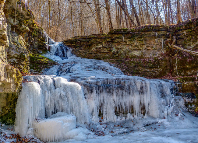 Обои картинки фото природа, водопады, водопад, река, лес
