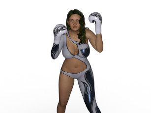 Картинка 3д+графика спорт+ sport девушка взгляд фон