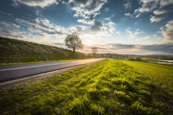 Картинка природа дороги тракт