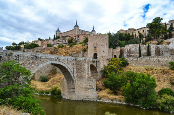 Картинка toldeo города толедо+ испания мост река