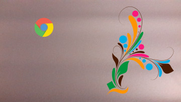 обоя компьютеры, google,  google chrome, фон, логотип