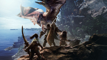 Картинка monster+hunter+world видео+игры action ролевая monster hunter world
