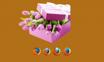 обоя компьютеры, mozilla firefox, логотип, фон