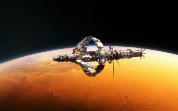 Картинка 3д+графика космические+корабли +звездолеты+ spaceships +starships галактика вселенная космический корабль полет