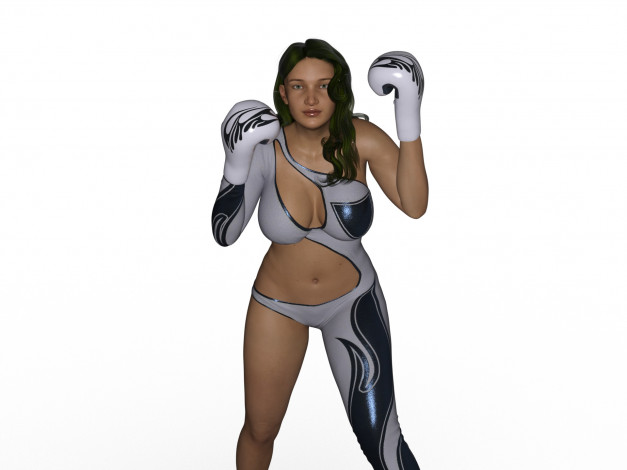 Обои картинки фото 3д графика, спорт , sport, девушка, взгляд, фон