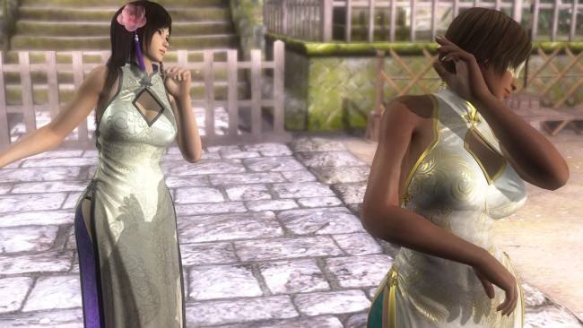 Обои картинки фото 3д графика, фантазия , fantasy, девушки, взгляд, фон, поза