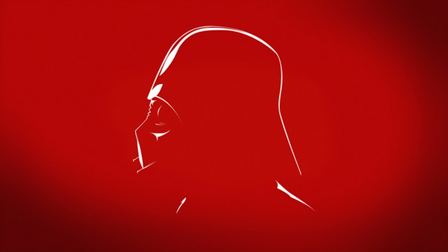 Обои картинки фото рисованное, минимализм, strong, star, wars, uniform, helmet, darth, vader, sith, lord, powerful, red, man