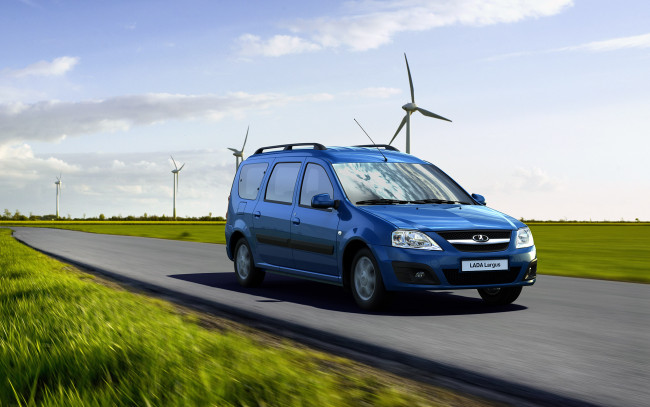 Обои картинки фото лада ларгус, автомобили, ваз, ларгус, лада