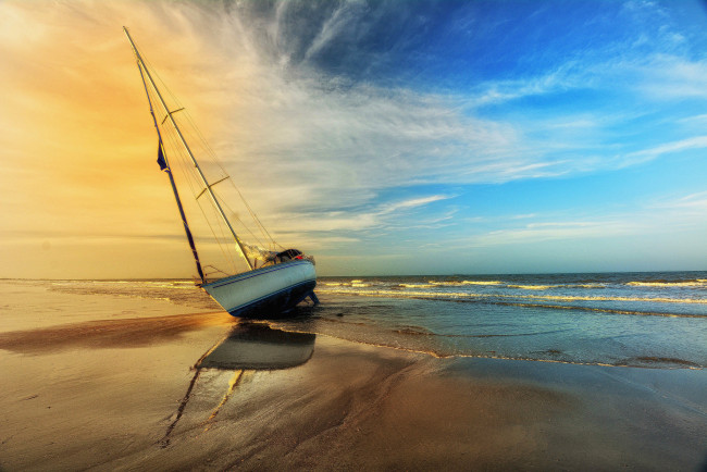 Обои картинки фото корабли, Яхты, побережье