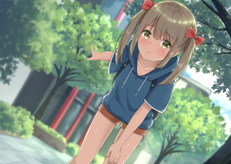 Картинка аниме unknown +другое+ взгляд фон девушка