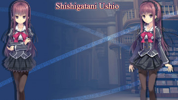 Картинка a+clockwork+ley-line +the+borderline+of+dusk аниме unknown +другое+ девушки взгляд фон