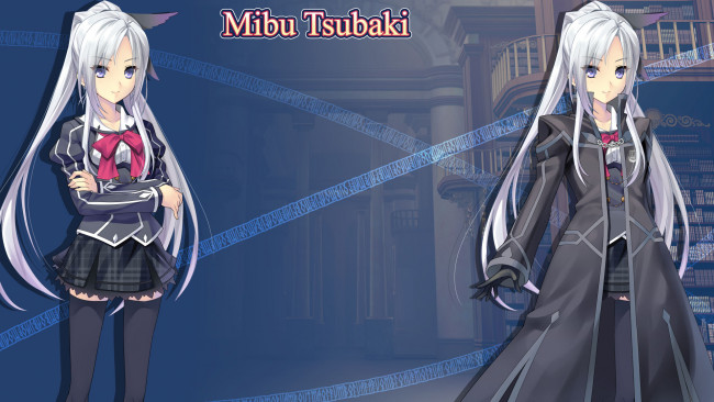 Обои картинки фото a clockwork ley-line,  the borderline of dusk, аниме, unknown,  другое , фон, взгляд, девушки