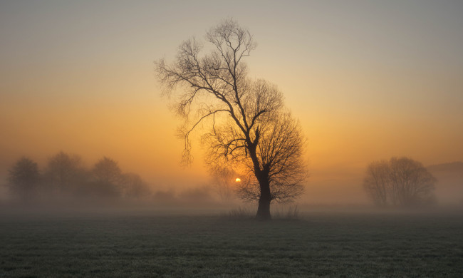 Обои картинки фото природа, восходы, закаты, простор