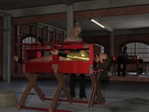 Картинка 3д+графика люди+ people девушки фон взгляд