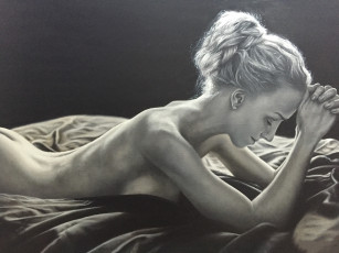 Картинка рисованное люди фон девушка