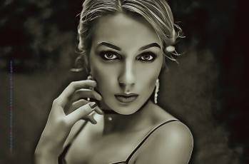 Картинка календари компьютерный+дизайн calendar серьги лицо украшение взгляд девушка