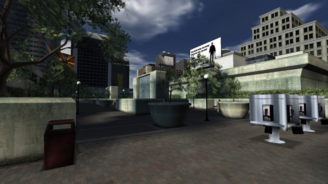 Обои картинки фото видео игры, 25 to life, город, улица, плакат