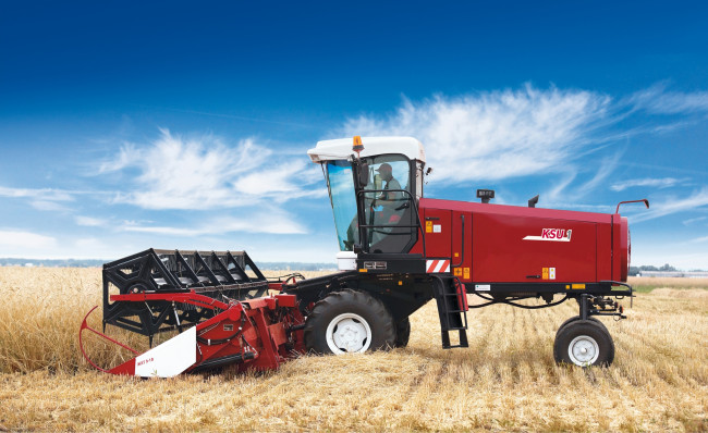 Обои картинки фото техника, комбайны, rostselmash