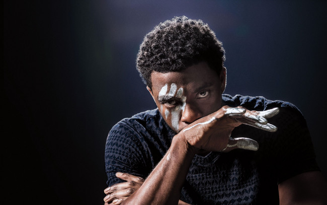 Обои картинки фото мужчины, chadwick boseman, взгляд