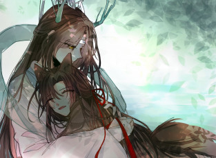 Картинка аниме mo+dao+zu+shi лань ванцзи вэй усянь дракон лис