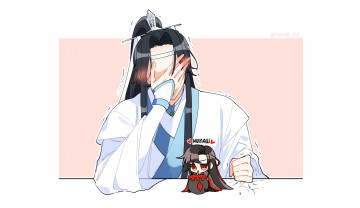 Картинка аниме mo+dao+zu+shi лань ванцзи вэй усянь чиби