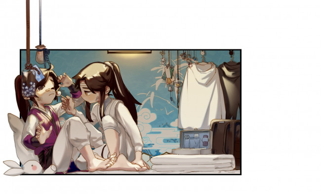 Обои картинки фото аниме, mo dao zu shi, the, untamed, неукротимый, повелитель, чэньцин, мосян, тунсю, mo, dao, zu, shi, магистр, дьявольского, культа