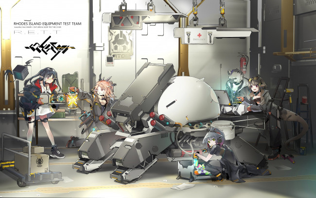 Обои картинки фото аниме, arknights