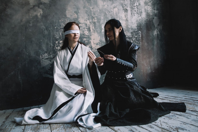 Обои картинки фото сюэ ян и сяо синчень, мужчины, - креатив,  косплей, the, untamed, неукротимый, повелитель, чэньцин, мосян, тунсю, mo, dao, zu, shi, магистр, дьявольского, культа