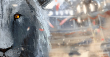 Картинка фэнтези _ghost+blade+ +призрачный+клинок лев арена